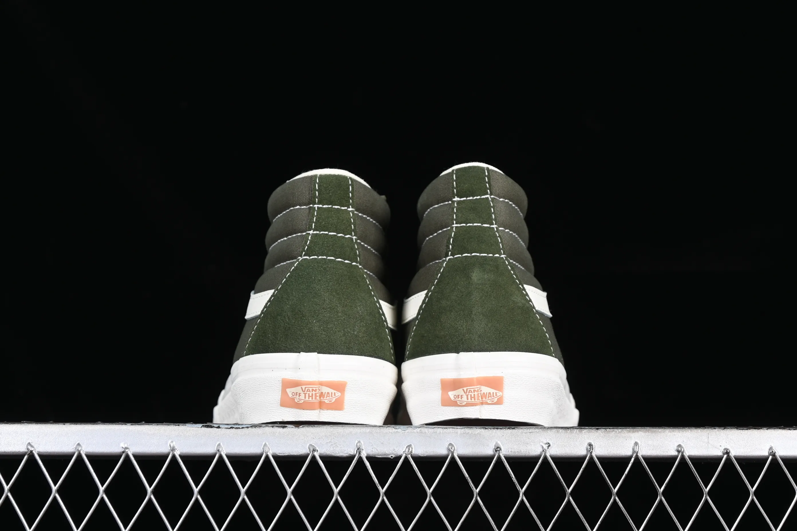 All categories Vans Vans series Vans Hi Vans high-top Vans SK8-Hi VR3 olive green Vans official Anaheim high-end branch high-top casual sneakers VN0005UN50K